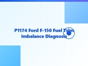 P1174 Fuel Trim Imbalance Diagnosis for Ford F-150