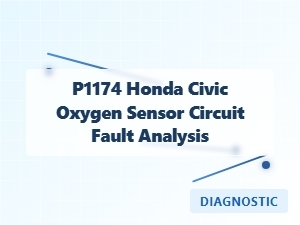 Honda Civic Oxygen Sensor Circuit Fault Analysis